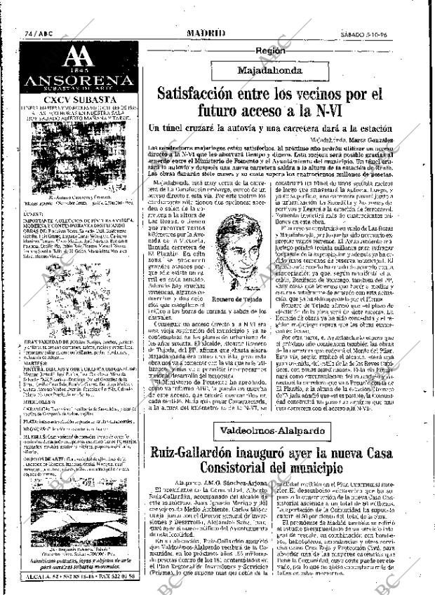 ABC MADRID 05-10-1996 página 74