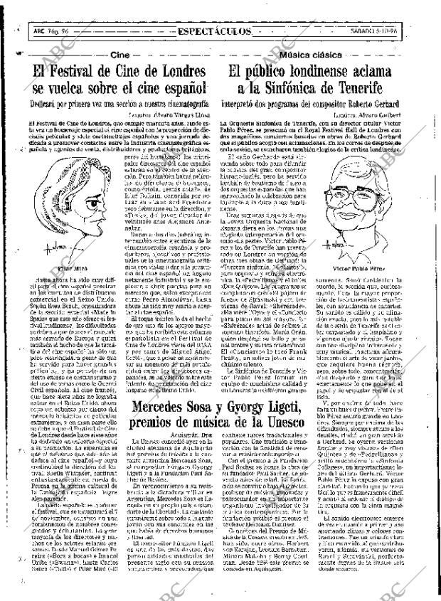 ABC MADRID 05-10-1996 página 96