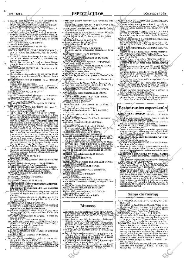 ABC MADRID 06-10-1996 página 102