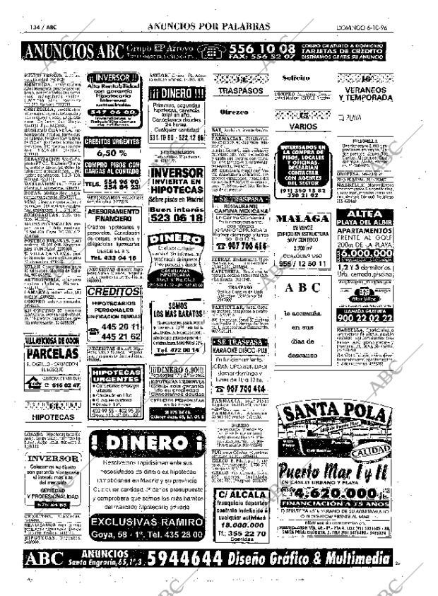 ABC MADRID 06-10-1996 página 134
