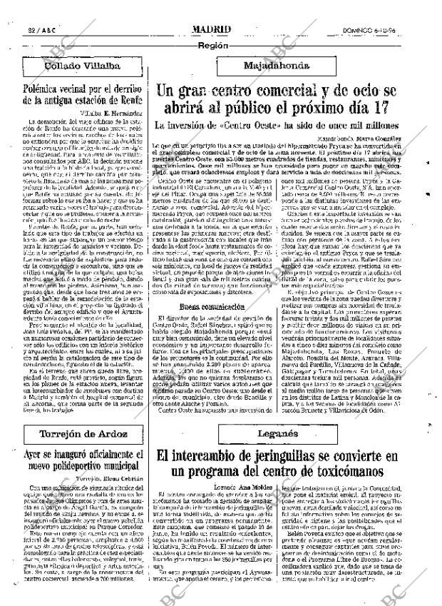 ABC MADRID 06-10-1996 página 82