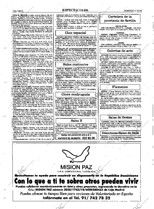 ABC SEVILLA 06-10-1996 página 104