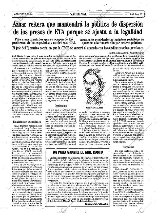 ABC SEVILLA 09-10-1996 página 19