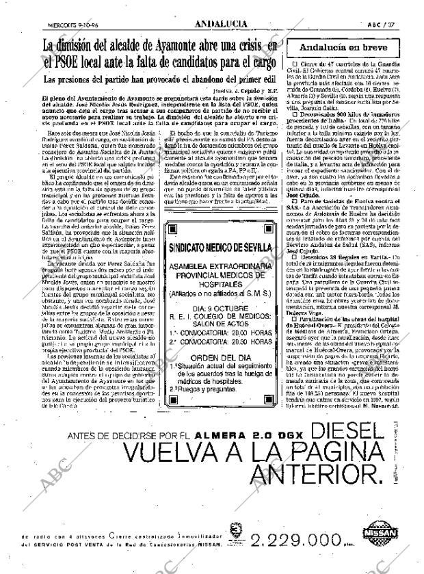 ABC SEVILLA 09-10-1996 página 37