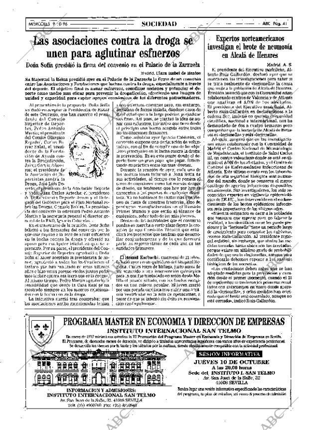 ABC SEVILLA 09-10-1996 página 41