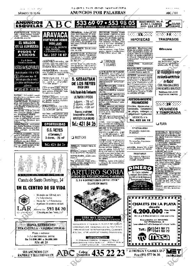 ABC MADRID 12-10-1996 página 101