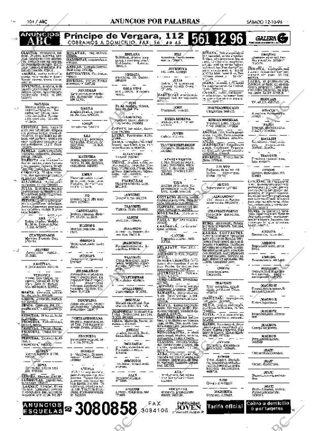 ABC MADRID 12-10-1996 página 104