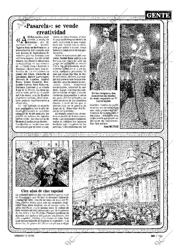 ABC MADRID 12-10-1996 página 113