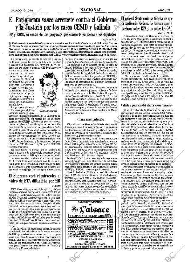 ABC MADRID 12-10-1996 página 21