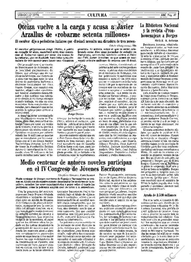 ABC MADRID 12-10-1996 página 49