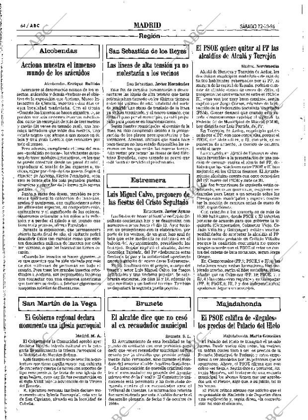 ABC MADRID 12-10-1996 página 64