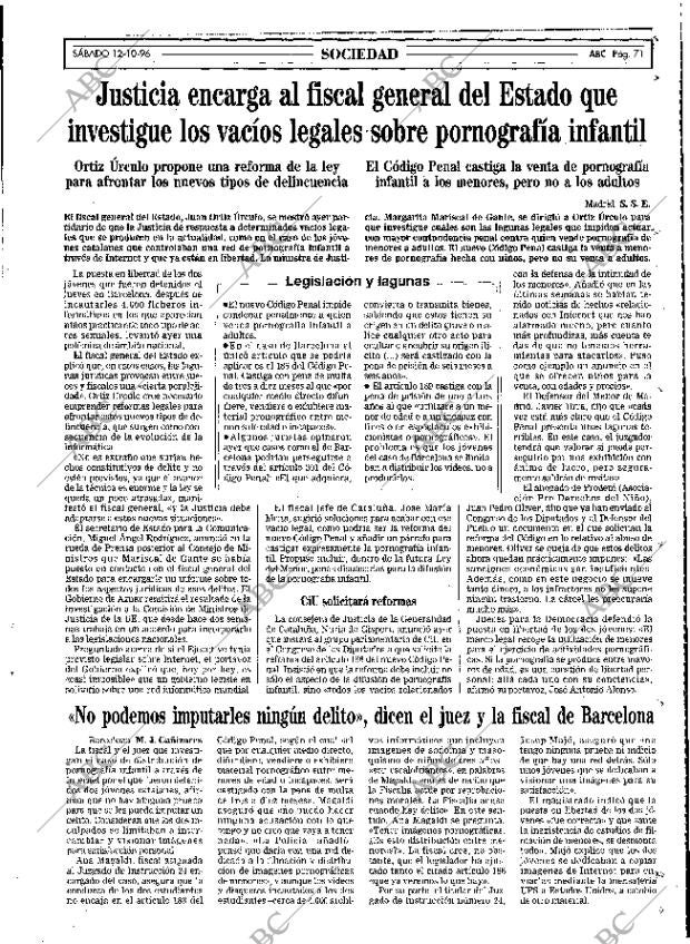 ABC MADRID 12-10-1996 página 71