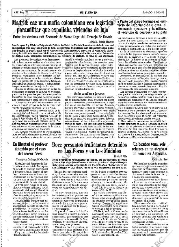 ABC MADRID 12-10-1996 página 72
