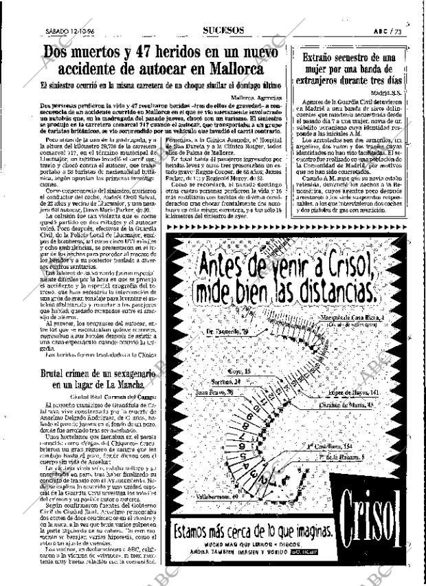 ABC MADRID 12-10-1996 página 73