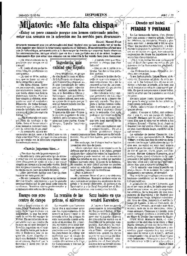 ABC MADRID 12-10-1996 página 77