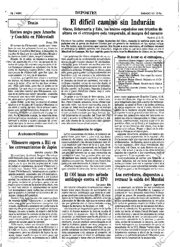 ABC MADRID 12-10-1996 página 78