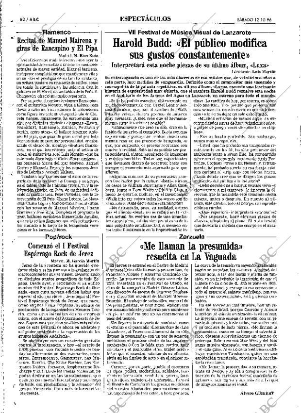 ABC MADRID 12-10-1996 página 82