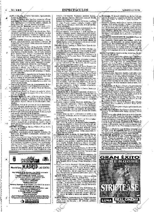ABC MADRID 12-10-1996 página 84