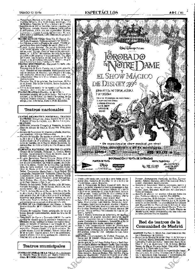 ABC MADRID 12-10-1996 página 85