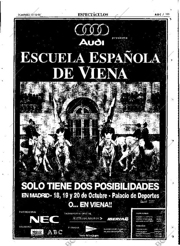 ABC MADRID 13-10-1996 página 105