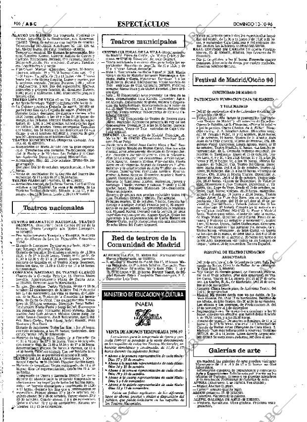 ABC MADRID 13-10-1996 página 106