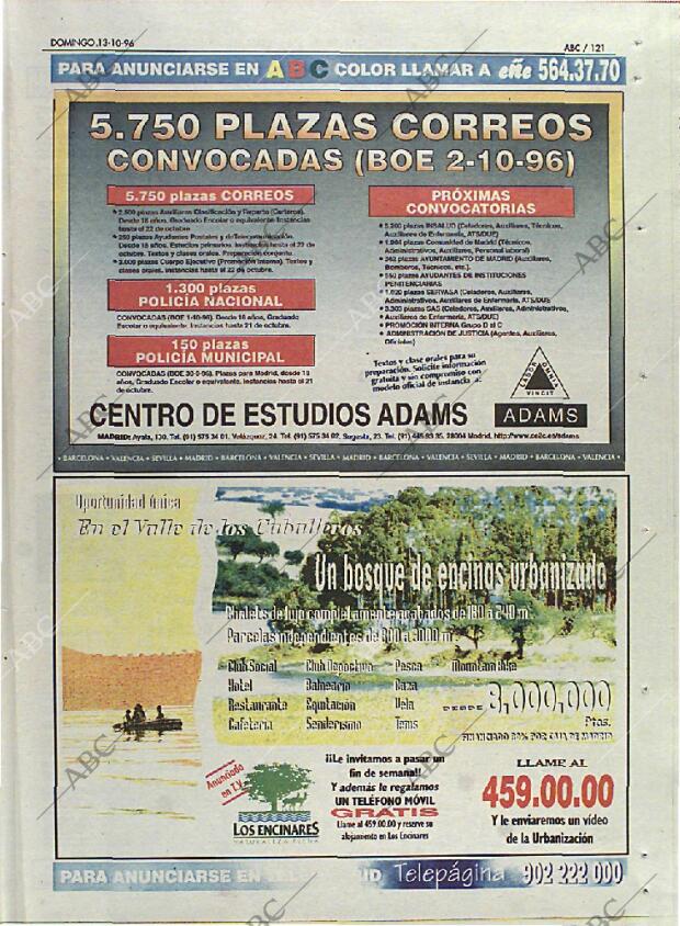 ABC MADRID 13-10-1996 página 121
