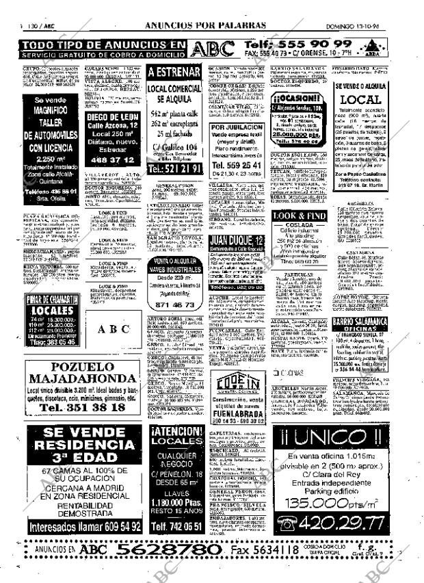 ABC MADRID 13-10-1996 página 130