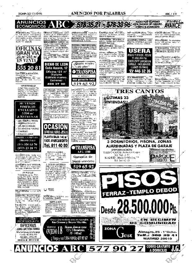 ABC MADRID 13-10-1996 página 131
