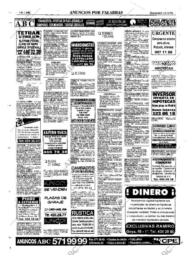 ABC MADRID 13-10-1996 página 140
