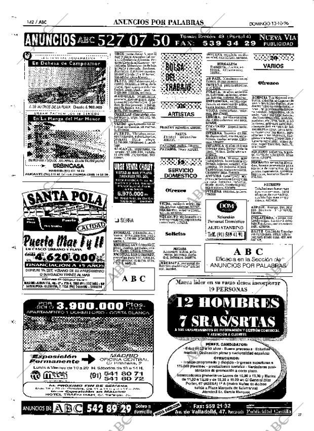 ABC MADRID 13-10-1996 página 142