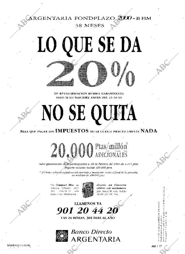 ABC MADRID 13-10-1996 página 17