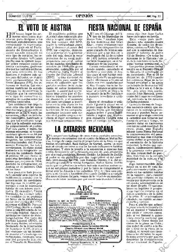 ABC MADRID 13-10-1996 página 23