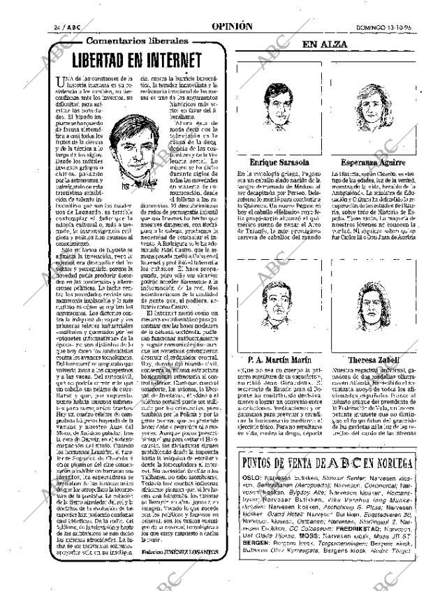 ABC MADRID 13-10-1996 página 24