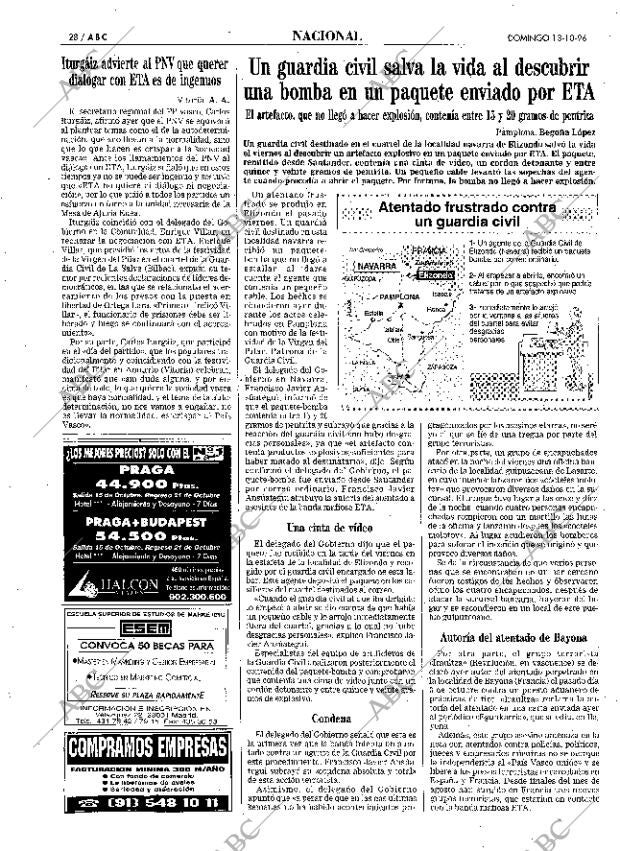 ABC MADRID 13-10-1996 página 28