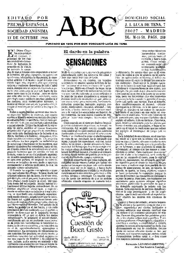 ABC MADRID 13-10-1996 página 3