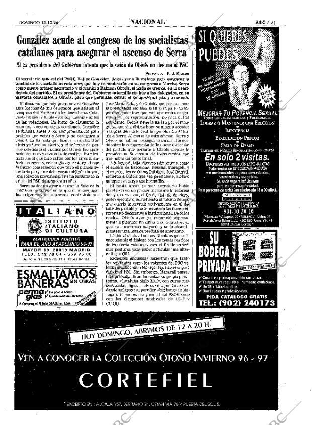 ABC MADRID 13-10-1996 página 31