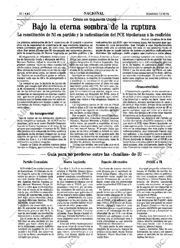 ABC MADRID 13-10-1996 página 32