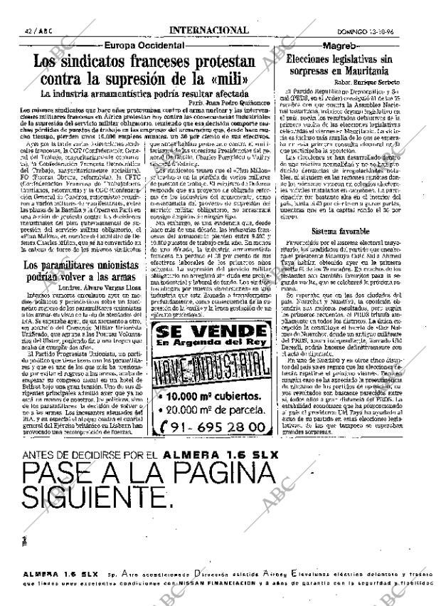 ABC MADRID 13-10-1996 página 42