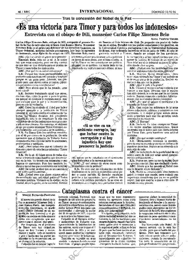 ABC MADRID 13-10-1996 página 46