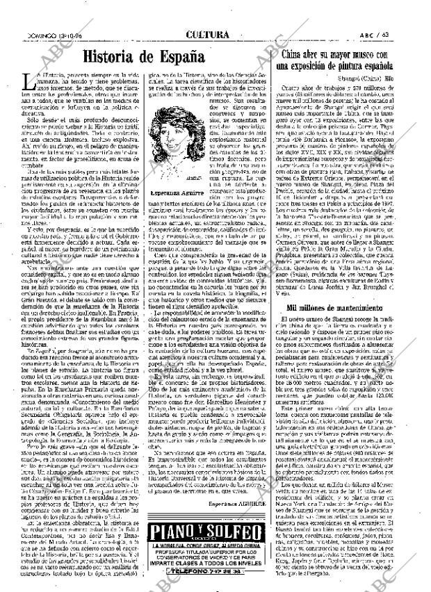 ABC MADRID 13-10-1996 página 63