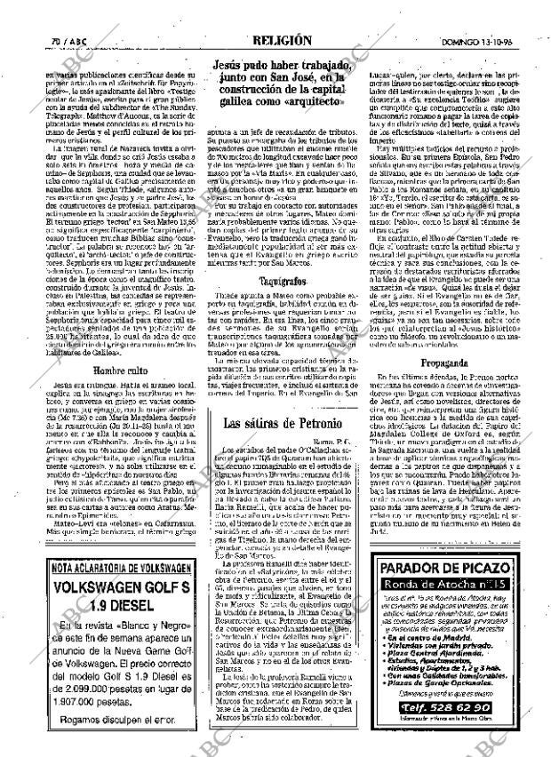 ABC MADRID 13-10-1996 página 70