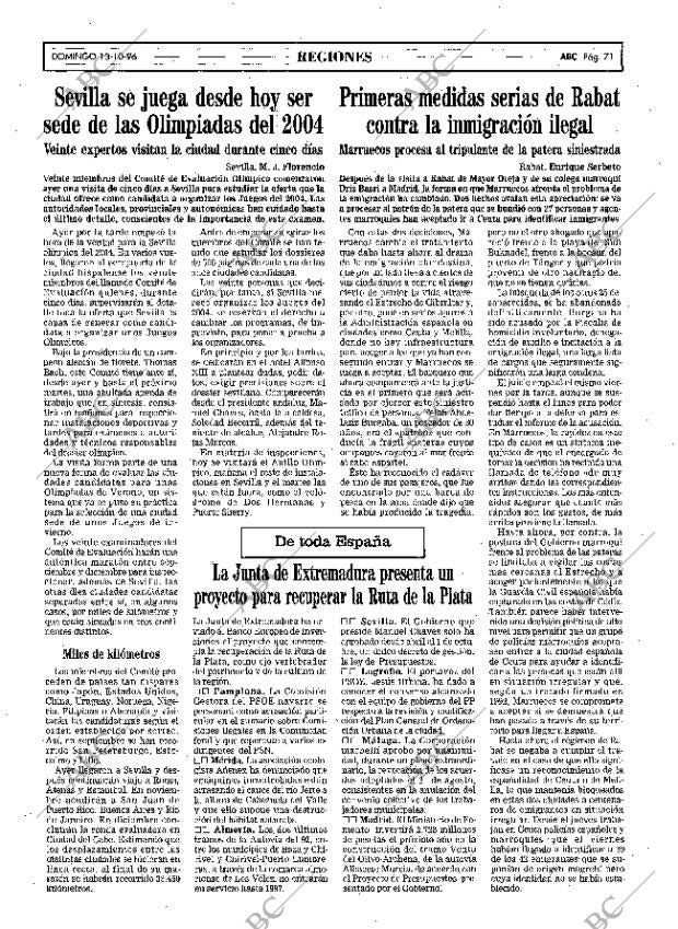 ABC MADRID 13-10-1996 página 71