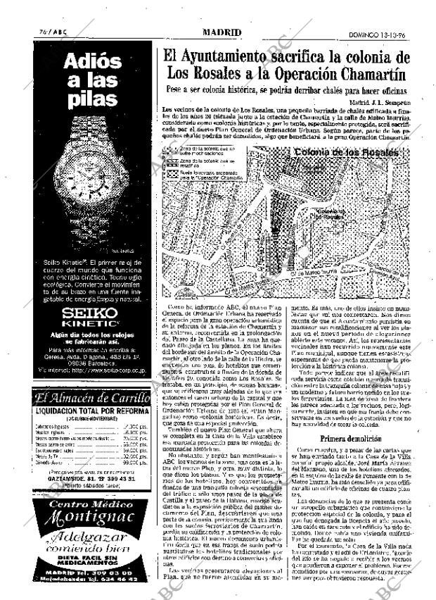 ABC MADRID 13-10-1996 página 76