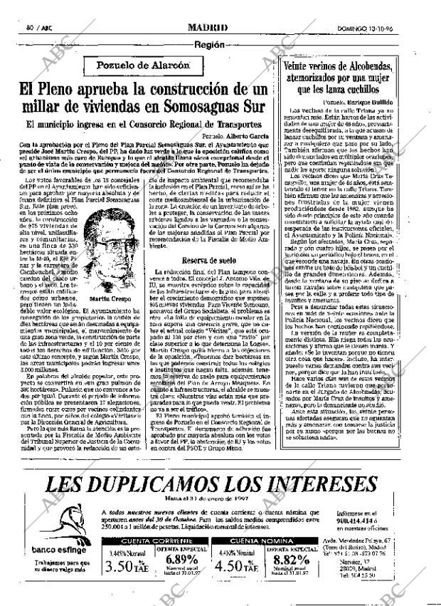 ABC MADRID 13-10-1996 página 80