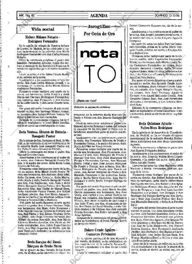 ABC MADRID 13-10-1996 página 82