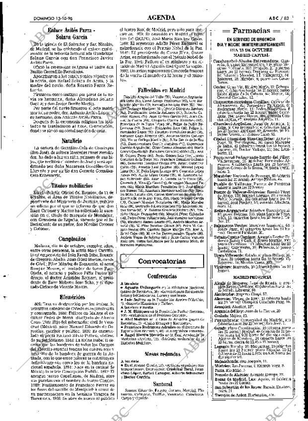 ABC MADRID 13-10-1996 página 83