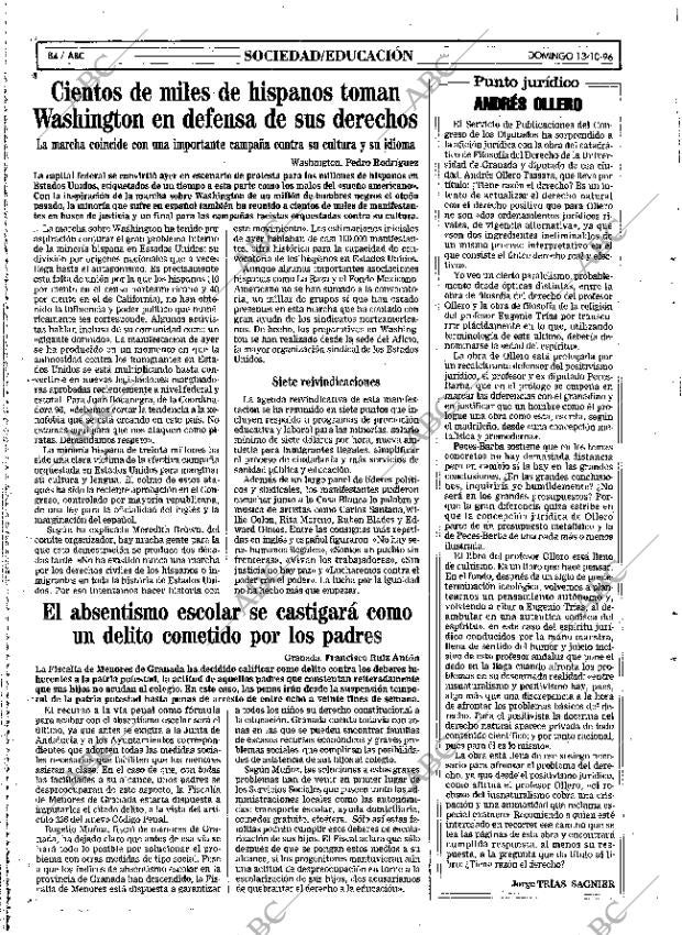 ABC MADRID 13-10-1996 página 84