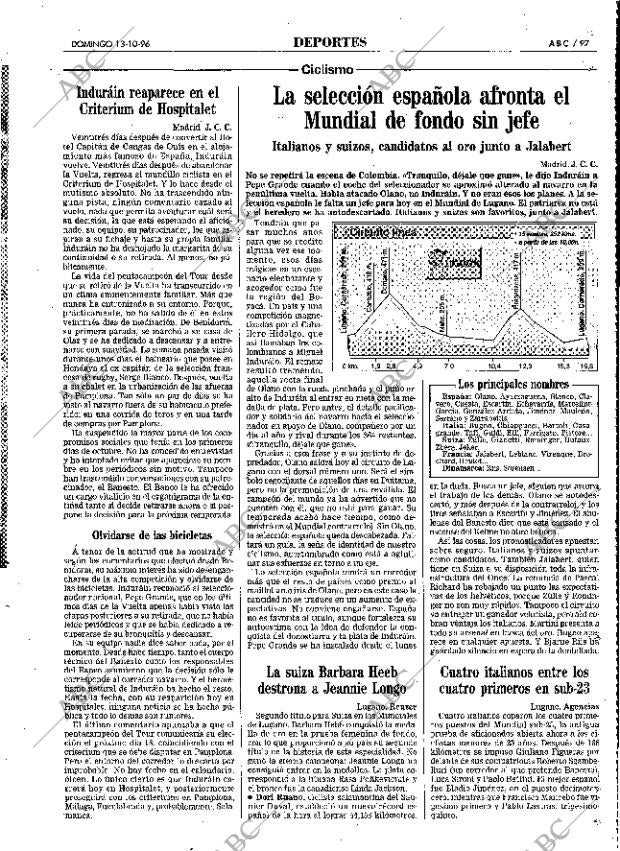 ABC MADRID 13-10-1996 página 97