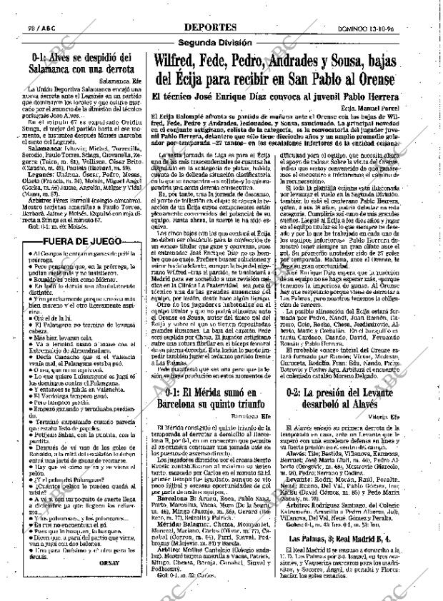 ABC SEVILLA 13-10-1996 página 98