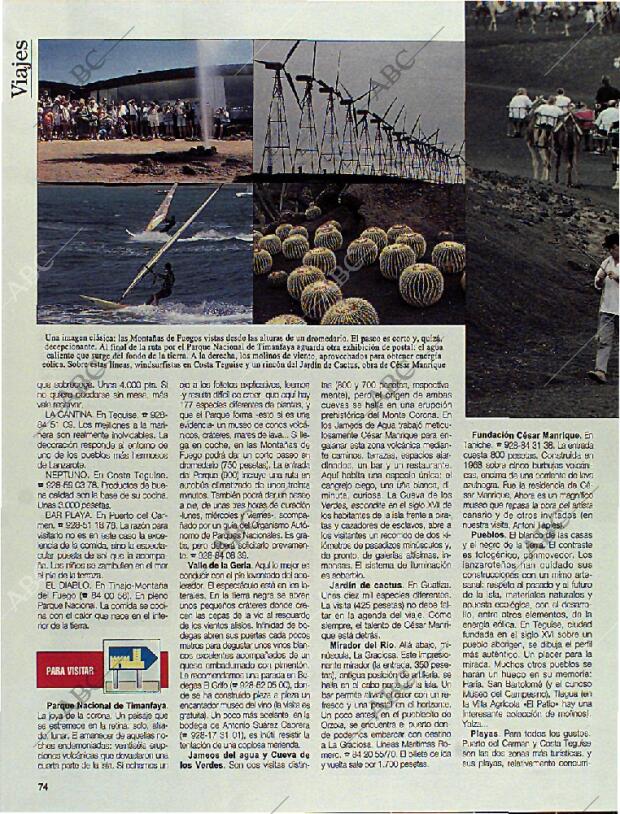 BLANCO Y NEGRO MADRID 13-10-1996 página 74